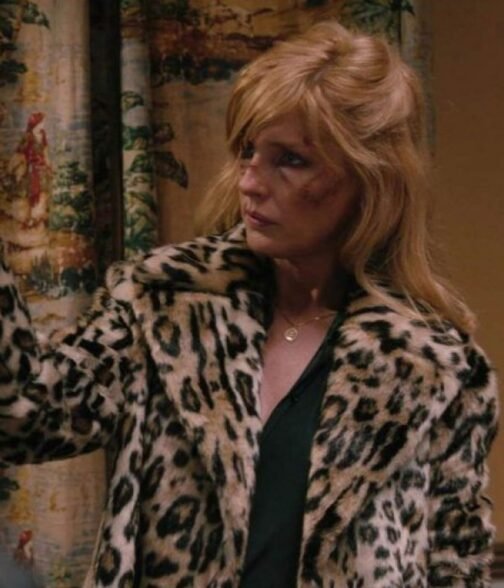 Yellowstone Kelly Reilly Cheetah Print Coat - Image 11