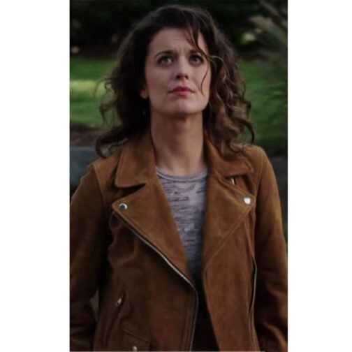 You Me Her S02 Priscilla Faia Brown Suede Jacket - Image 2