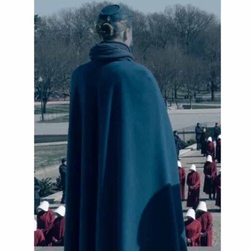 The Handmaid’s Tale Yvonne Strahovski Blue Cape - Image 15