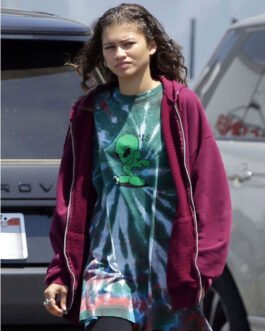 Zendaya Euphoria Zip Up Hoodie