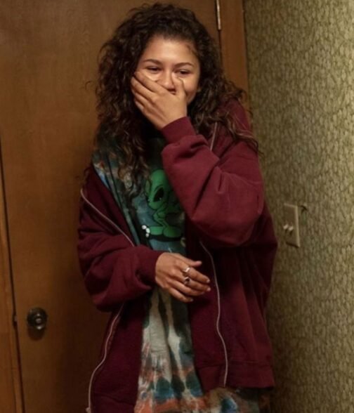 Zendaya Euphoria Zip Up Hoodie - Image 8