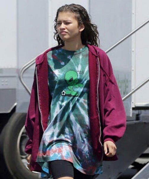 Zendaya Euphoria Zip Up Hoodie - Image 7