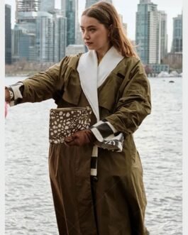 Fakes Emilija Baranac Green Cotton Coat
