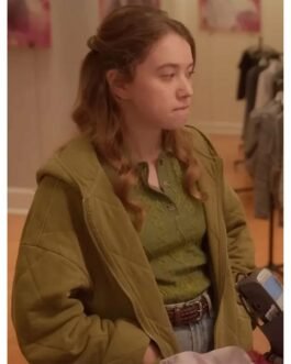Emilija Baranac Fakes Quilted Green Jacket
