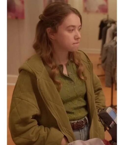 Emilija Baranac Fakes Quilted Green Jacket