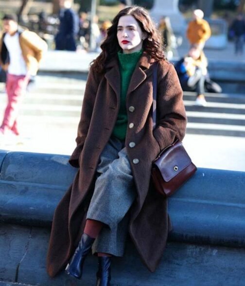 Something from Tiffany’s Zoey Deutch Wool Coat - Image 9