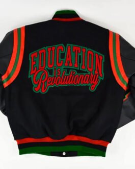 1619 Freedom School Motto 2.0 Letterman Jacket