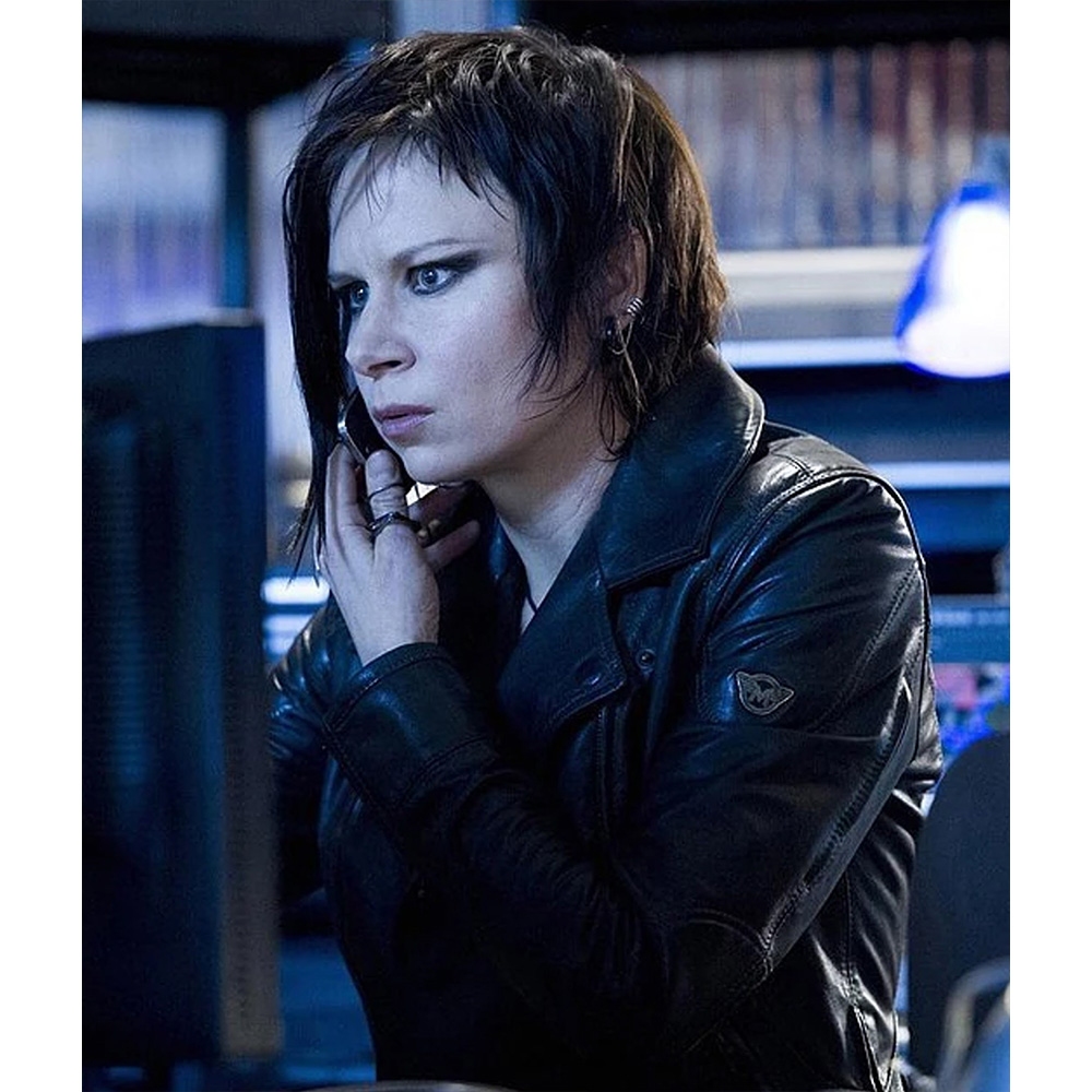 24 Live Another Day S09 Mary Lynn Rajskub Leather Jacket - Image 5