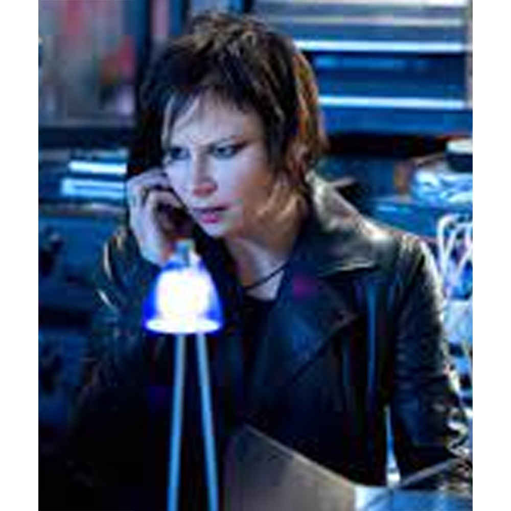 24 Live Another Day S09 Mary Lynn Rajskub Leather Jacket - Image 7