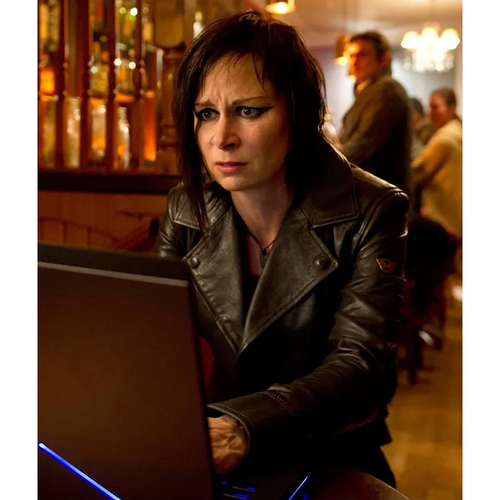 24 Live Another Day S09 Mary Lynn Rajskub Leather Jacket - Image 2