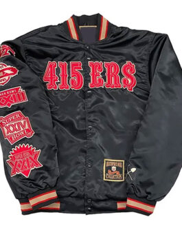 San Francisco 415ers Black Satin Jacket