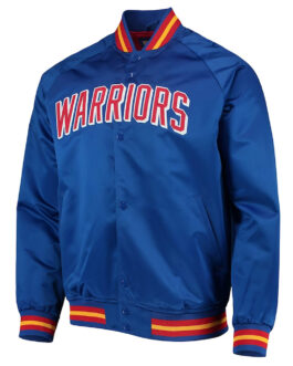 Royal San Francisco Warriors 75th Anniversary Satin Jacket