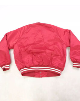 80’s Indiana Hoosiers Red Satin Jacket