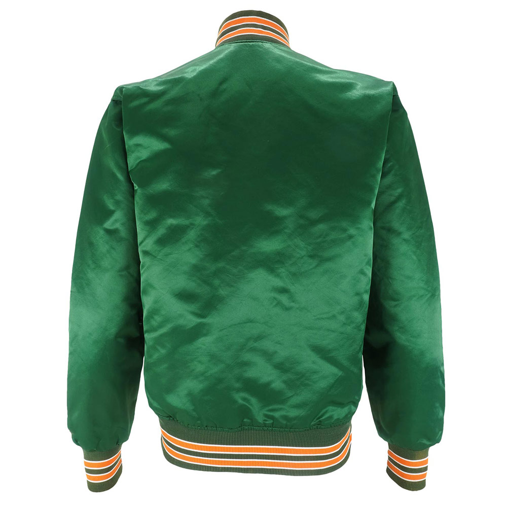 80’s Miami Hurricanes Green Jacket - Image 2