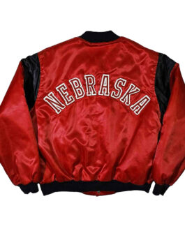 80’s Nebraska Cornhuskers Bomber Jacket