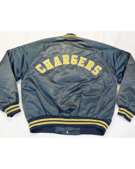 80’s San Diego Chargers Navy Bomber Jacket