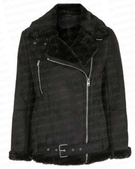 Olga Koshimbetova 90 Day Diaries Aviator Jacket