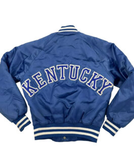 90’s Kentucky Wildcats Blue Bomber Jacket