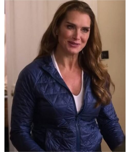 A Castle for Christmas Brooke Shields Diamond Quilted Jacket - Image 4