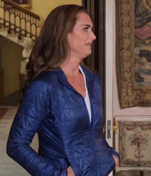 A Castle for Christmas Brooke Shields Diamond Quilted Jacket - Image 2