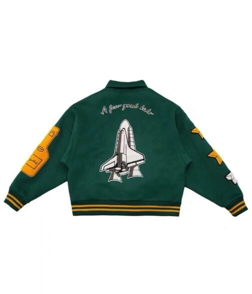 Letterman A Few Good Kids Classic Green Jacket - Image 2