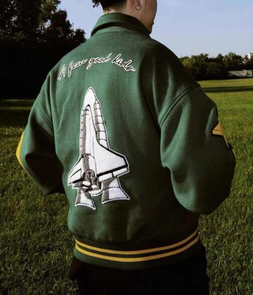 Letterman A Few Good Kids Classic Green Jacket - Image 6