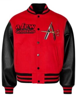 The Barber A Few Good Kids Letterman Red/Black Jacket