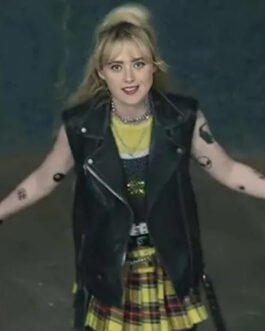 Abigail Kathryn Newton Leather Vest