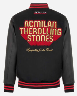 AC Milan Rolling Stones Varsity Jacket