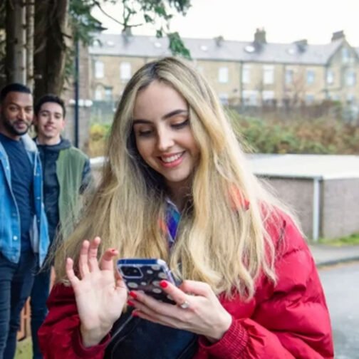 Ackley Bridge S05 Carla Woodcock Puffer Jacket - Image 6