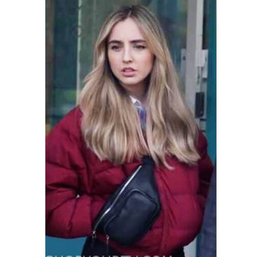 Ackley Bridge S05 Carla Woodcock Puffer Jacket - Image 7