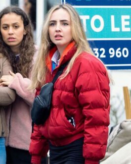 Ackley Bridge S05 Carla Woodcock Puffer Jacket