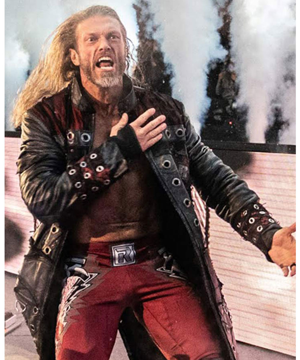 Edge Royal Rumble Leather Coat - Image 16