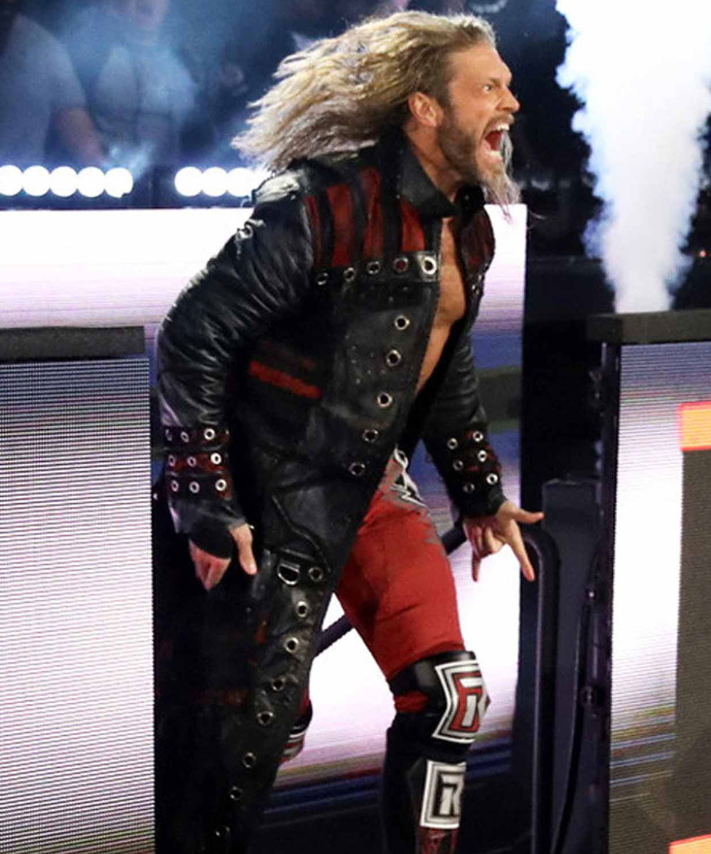 Edge Royal Rumble Leather Coat - Image 10