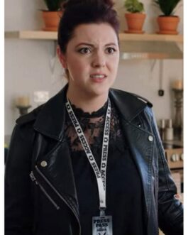 Snapshot of Love Lexi Giovagnoli Black Leather Jacket