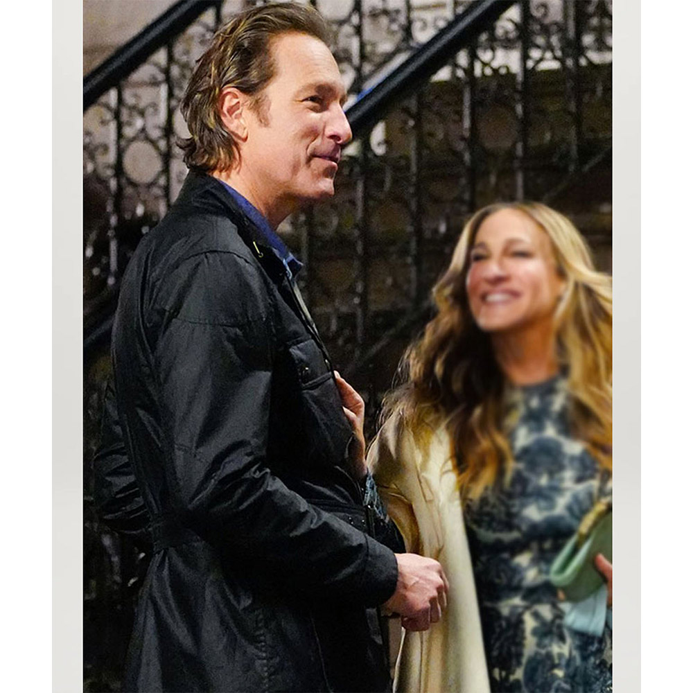 Aidan and Just Like That John Corbett Leather Jacket - Image 7