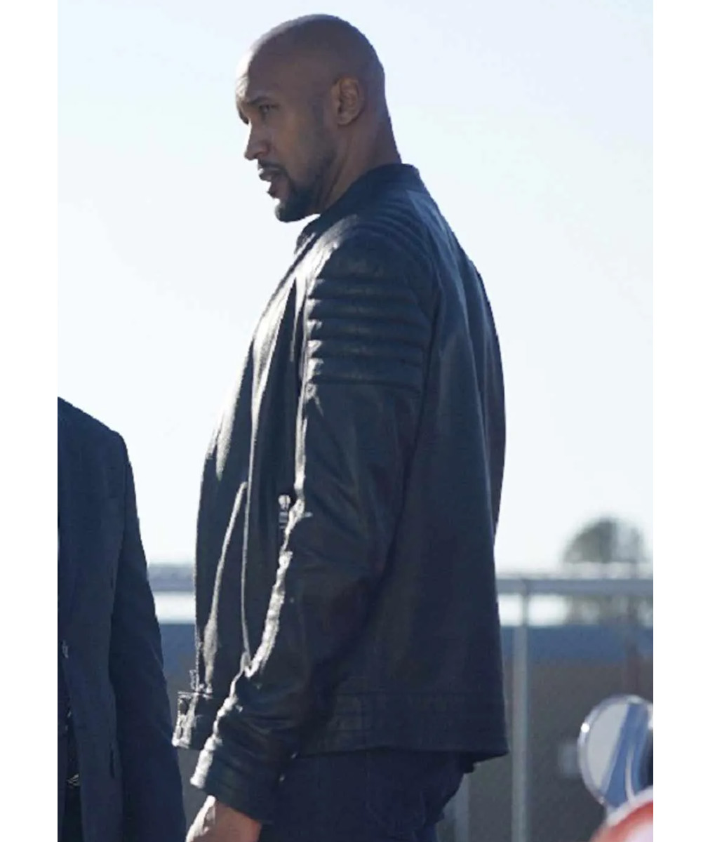 Agents of Shield Henry Simmons Leather Jacket - Image 3