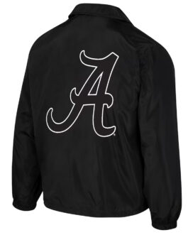 Alabama Crimson Black Coaches Jacket