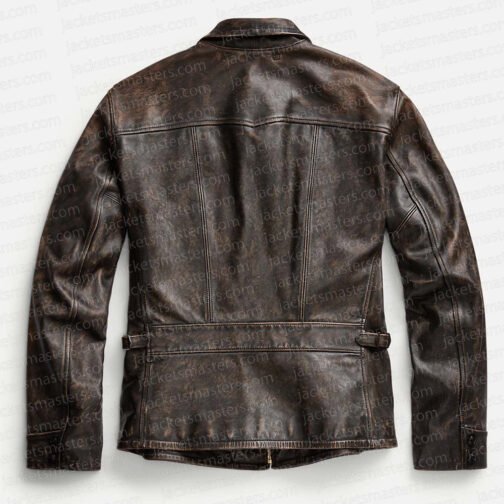 Alert Missing Persons Unit Scott Caan Leather Jacket - Image 3