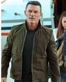 Luke Evans Echo 3 Green Jacket