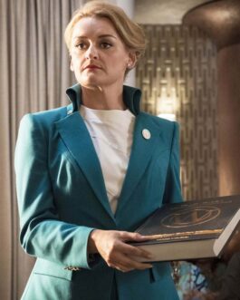 Snowpiercer Alison Wright Blue Blazer
