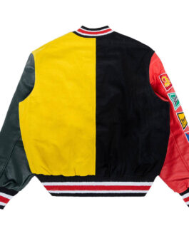 All Star Color Block Varsity Jacket