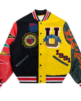 All Star Color Block Varsity Jacket