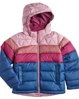 Annie Murphy Kevin Can F**k Himself Puffer Color Block Jacket