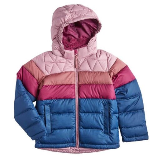 Annie Murphy Kevin Can F**k Himself Puffer Color Block Jacket