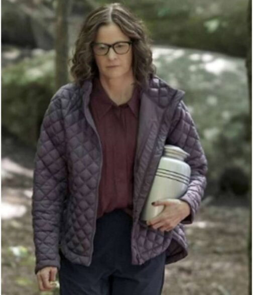 Single Drunk Female Ally Sheedy Purple Jacket - Image 7