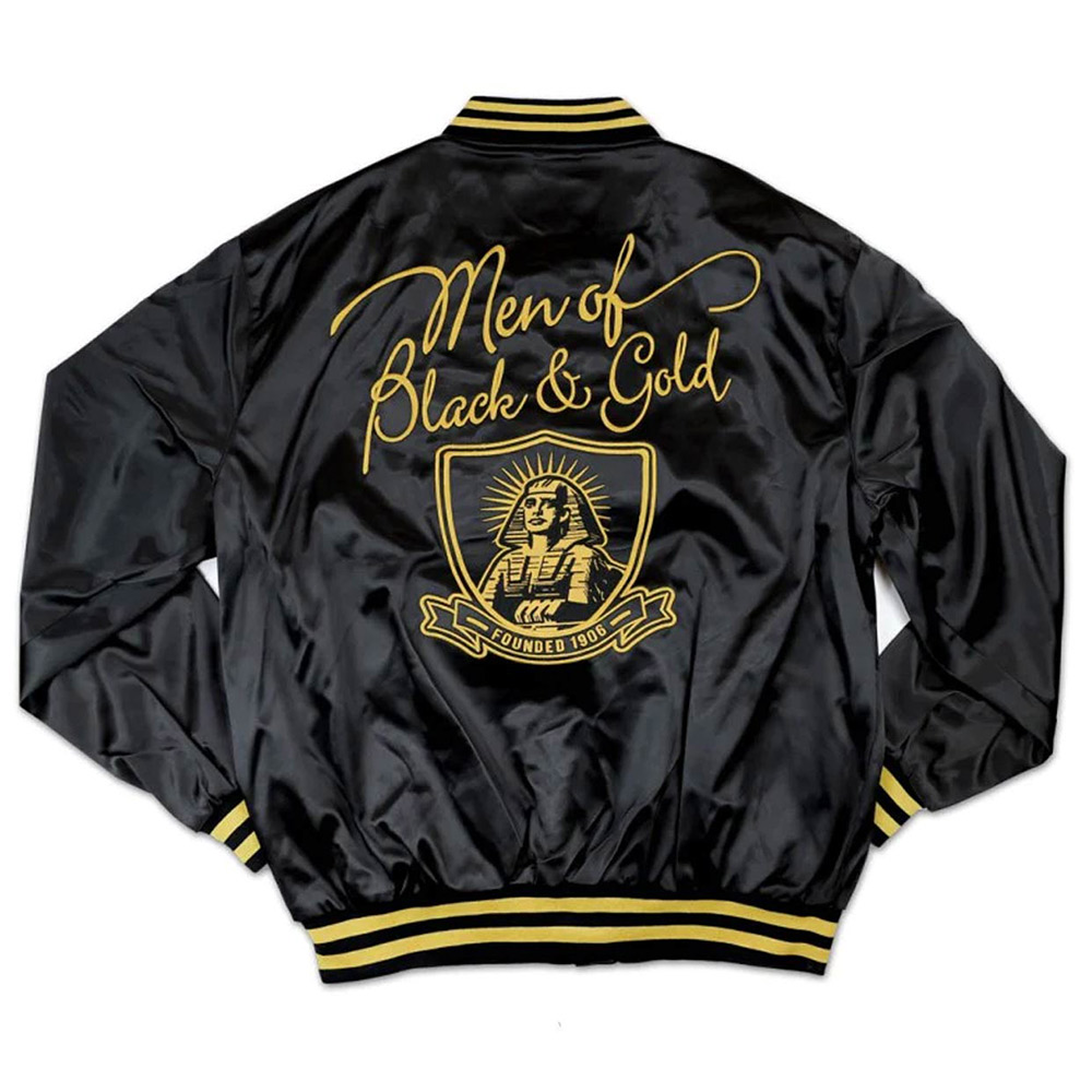 Alpha Phi Alpha Black & Gold Jacket - Image 2