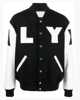 Alyx Black and White Varsity Jacket
