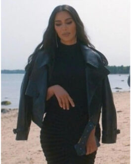 American Horror Story S12 Kim Kardashian Leather Jacket