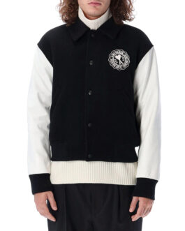 Ami Black and White Varsity Jacket
